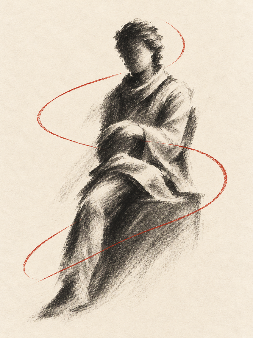 Illustrazione evocativa del progetto Una statua per Gabbris